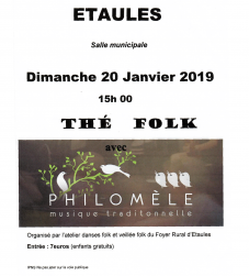 Thé folk Philomèle à Etaules