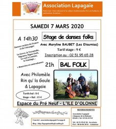 Bal folk Philomèle à l'Ile d'Olonne (85)