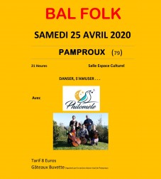 Bal folk Philomèle à Pamproux