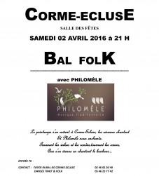 Bal folk Corme Ecluse