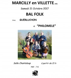 Bal folk Philomèle - Marcilly-en-Villette (45)