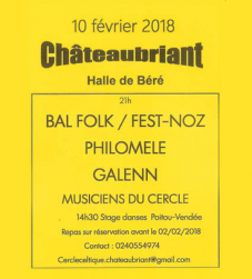 Bal folk Philomèle à Chateaubriant