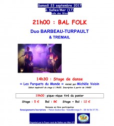 Bal folk à Salles Sur Mer